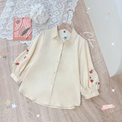 Áo Sơ Mi Thêu Vòng Nguyệt Quế AT9001.1558