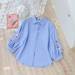 Áo Sơ Mi Thêu Vòng Nguyệt Quế AT9001.1558