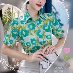Áo Sơ Mi Tay Ngắn Họa Tiết A1992