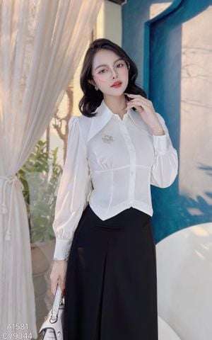 Áo Crop Cổ Nhọn A9001.1581