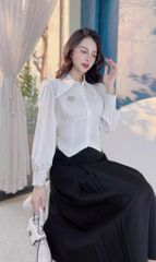 Áo Crop Cổ Nhọn A9001.1581