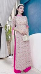 Áo Dài Tay Nơ Cổ Đậm AD1365 (áo lẻ)