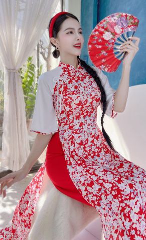 Áo Dài Gấm Nhã Kỳ AD1353 (áo lẻ)