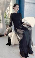 Áo Dài 4T Tứ Thân Nút Bọc AD9282 (áo lẻ)