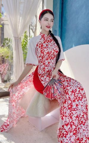 Áo Dài Gấm Nhã Kỳ AD1353 (áo lẻ)