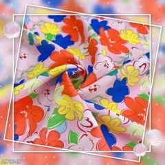 Áo Dài Tay Xẻ Nơ Đôi AD9002.1347 (áo lẻ)