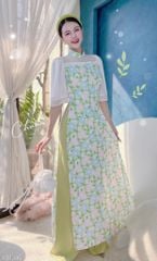 Áo Dài Tay Đôi Daisy AD1345 (áo lẻ)