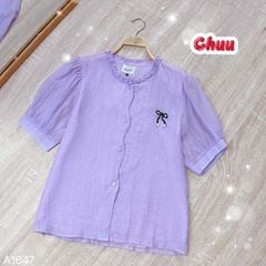 Áo Tơ Nơ Đuôi Ngọc A1647