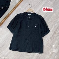 Áo Tơ Nơ Đuôi Ngọc A1647