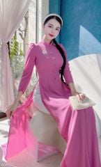 Áo Dài 4T Tứ Thân Nút Bọc AD9282 (áo lẻ)