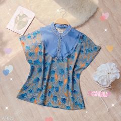 Áo Cổ Tơ Tay Hến A1622