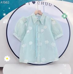 Áo Sơ Mi Thêu Hoa Lan AT9002.1562