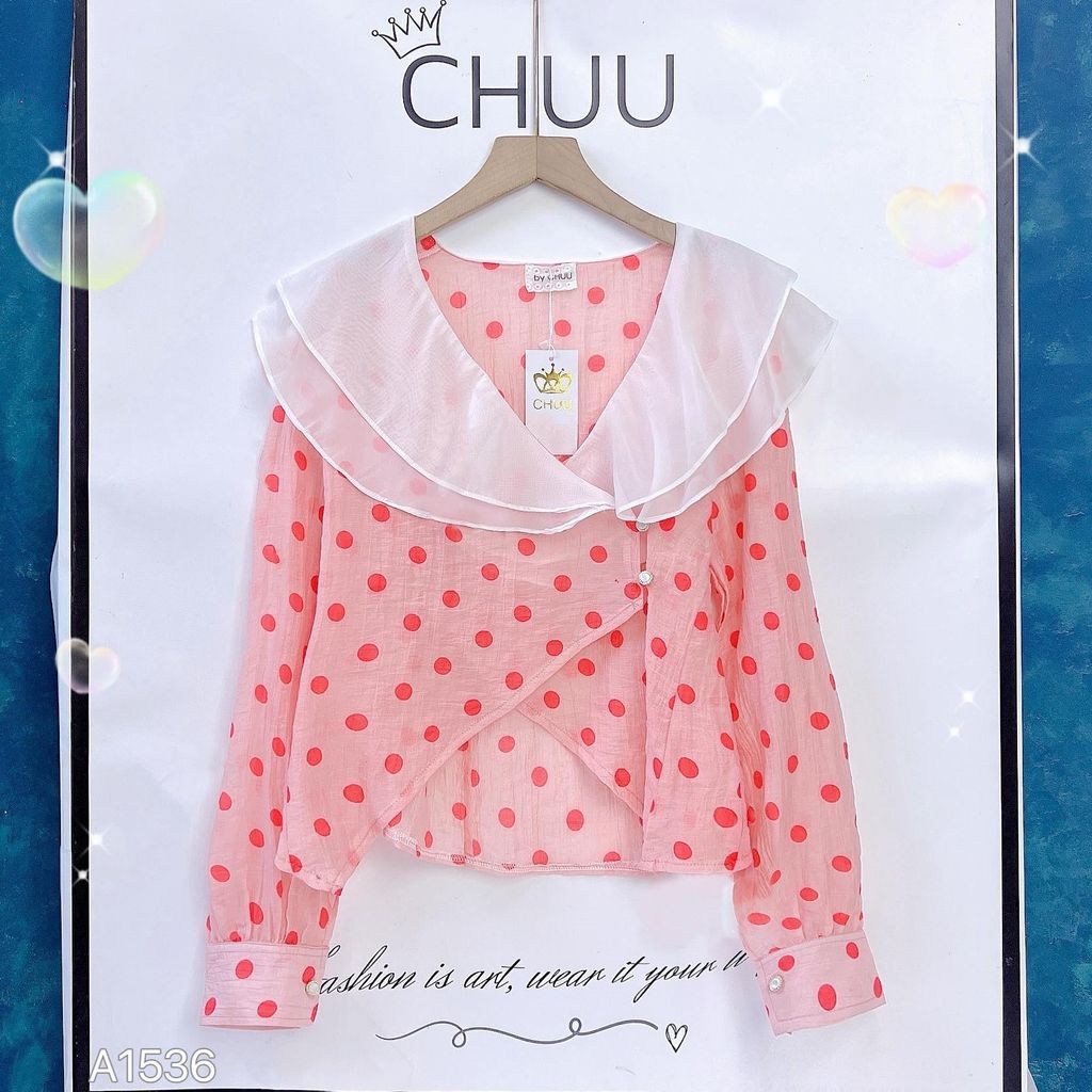 Áo Tơ Đôi Bèo To A9001.1536