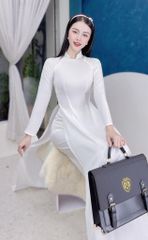 Áo Dài TT Bâu Vuông AD1381 (áo lẻ)