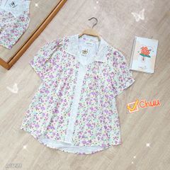 Áo Sơ Mi Lụa Cổ Boi Thêu A1658