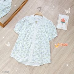 Áo Sơ Mi Lụa Cổ Boi Thêu A1658