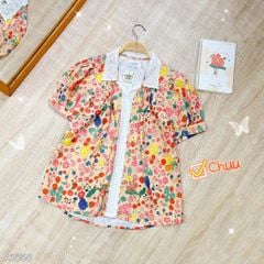 Áo Sơ Mi Lụa Cổ Boi Thêu A1658