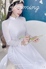 Áo Dài 4 Tà Cát TT AD9003.8035 (áo lẻ)