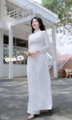 Áo Dài TT Bâu Vuông AD1381 (áo lẻ)