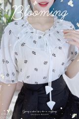 Áo Sơ Mi Tơ Nụ Hồng A1649