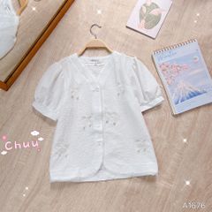 Áo Xốp Nơ Ngọc A1676