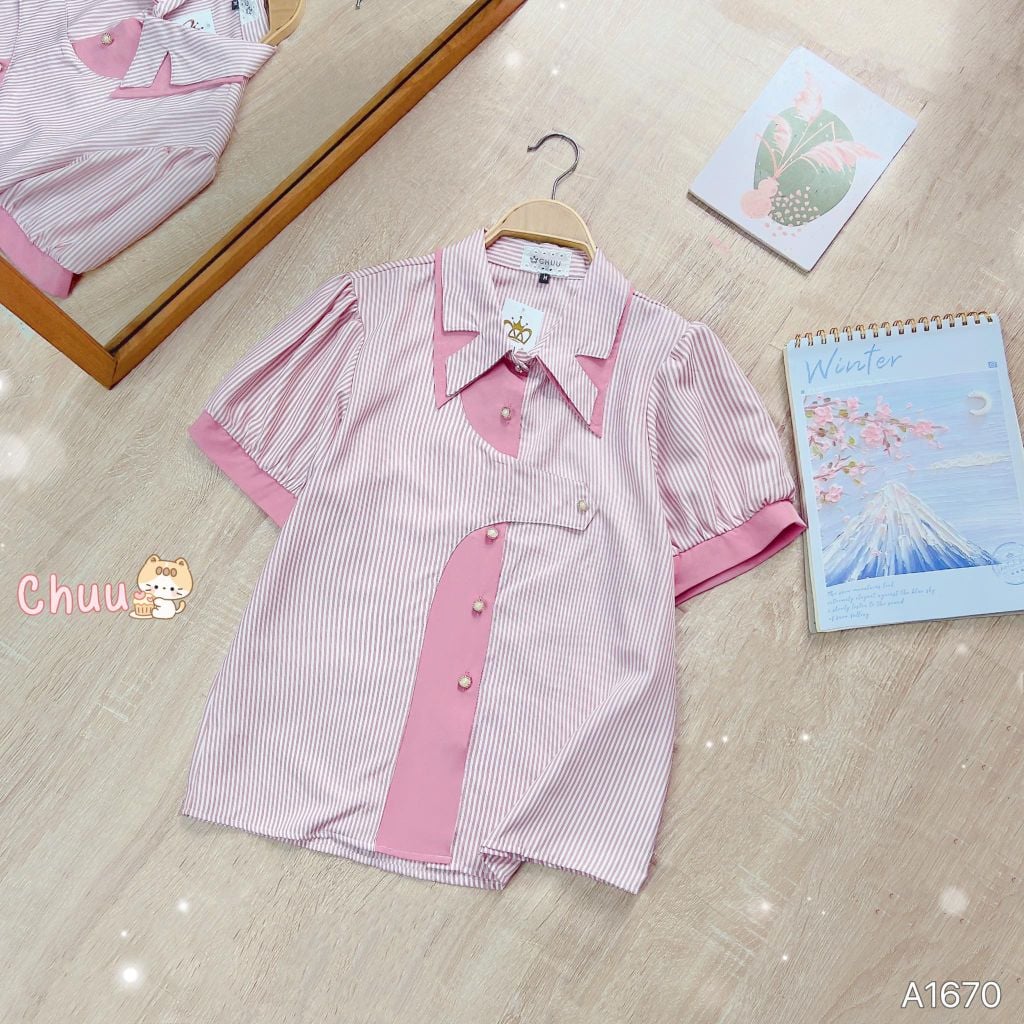 Áo Sơ Mi Sọc Golden A9002.1670