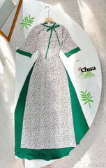 Áo Dài Nơ 2Li Tay Nối AD1405 (áo lẻ)