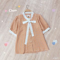Áo Ô Nơ Tơ Thêu A9002.1683
