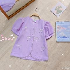 Áo Xốp Nơ Ngọc A1676