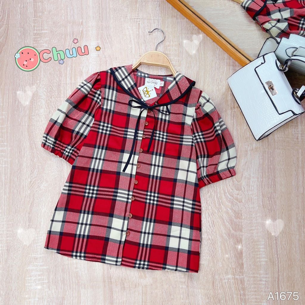 Áo Caro Thủy Thủ A1675