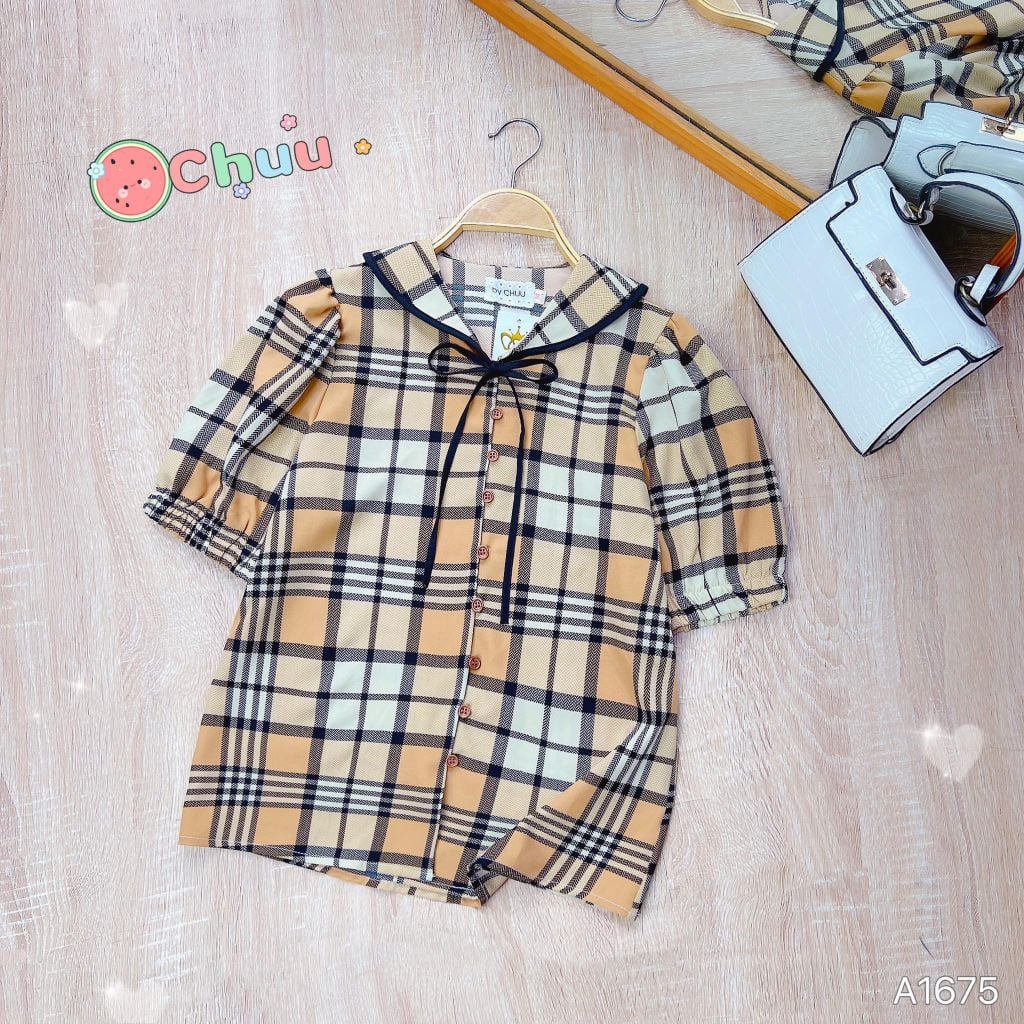 Áo Caro Thủy Thủ A1675