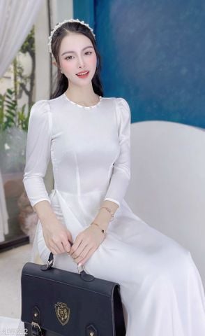 Áo Dài TL Cổ Tròn Ngọc AD8022 (áo lẻ)