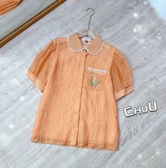 Áo Sơ Mi Túi Cỏ 4 Cánh A1663