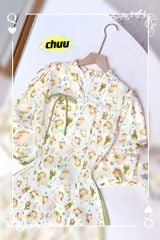 Áo Dài Cổ YY Ren+PK AD9002.1415 (áo lẻ)