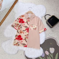 Áo Sơ Mi Nửa Họa Tiết A1681