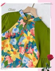 Áo Dài Tay Bí Ngô AD1371 (áo lẻ)