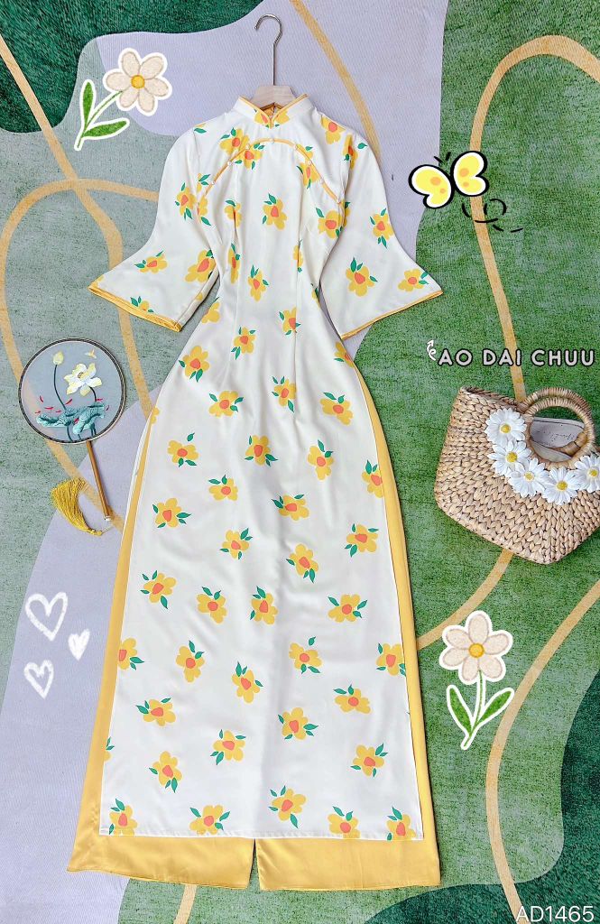 Áo Dài Bình An AD9002.1465 (áo lẻ)