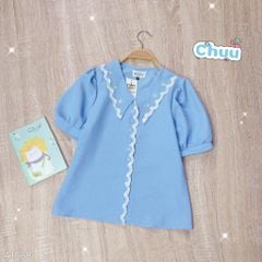 Áo Sơ Mi Xốp Thêu Cỏ Lá AT9002.1688