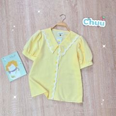 Áo Sơ Mi Xốp Thêu Cỏ Lá AT9002.1688