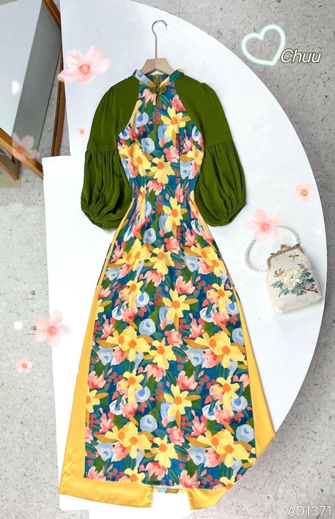 Áo Dài Tay Bí Ngô AD1371 (áo lẻ)