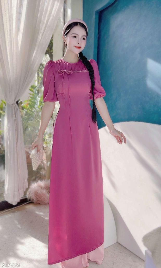 Áo Dài Vali Ánh Nhung AD1432 (áo lẻ)