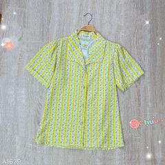 Áo Sơ Mi Cổ Vest Chữ Nhật A1629