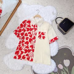 Áo Sơ Mi Nửa Họa Tiết A1681