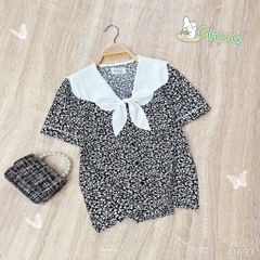 Áo Sơ Mi Cổ Lượn Tai Mèo A1693