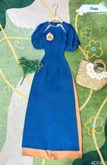 Áo Dài Cổ Ngọc TamZac AD1441 (áo lẻ)