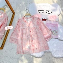 Áo Tơ Giấy Hoa Khô A1637