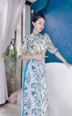Áo Dài 4T Ngọc Trai Màu AD9176 (áo lẻ)