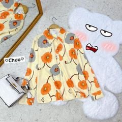 Áo Sơ Mi TD Họa Tiết Lụa 100D A1594