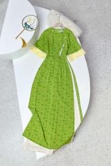 Áo Dài Mango Nút Xà Cừ AD1399 (áo lẻ)