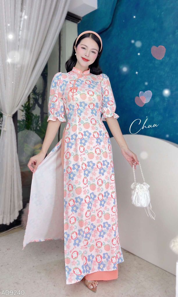Áo Dài Tiểu Yến Tử AD9001.9240 (áo lẻ)